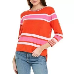 Cabi Cadet Pullover Knit Striped Sweater Women’s Small